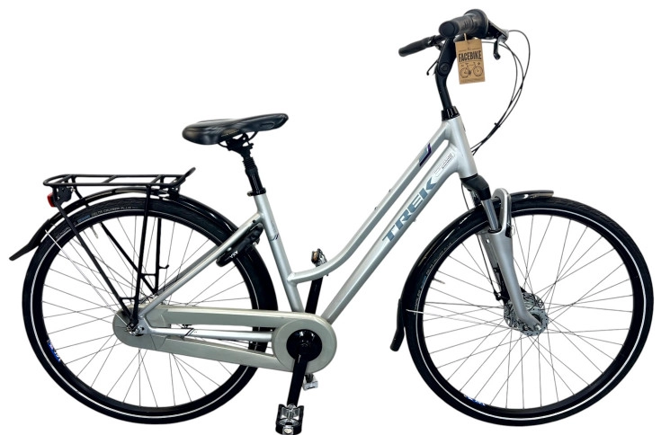 Damesfiets Trek 28"/45cm/grijs