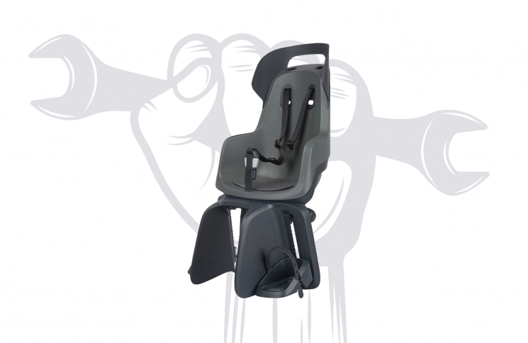 Frame-Mounted Child Bike Seat Installation