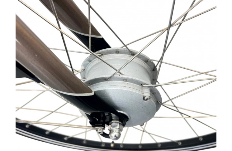 Herenfiets Gazelle Ultimate H/al/bruin/28/stad/f57 (36V 11.25Ah 405Wh)