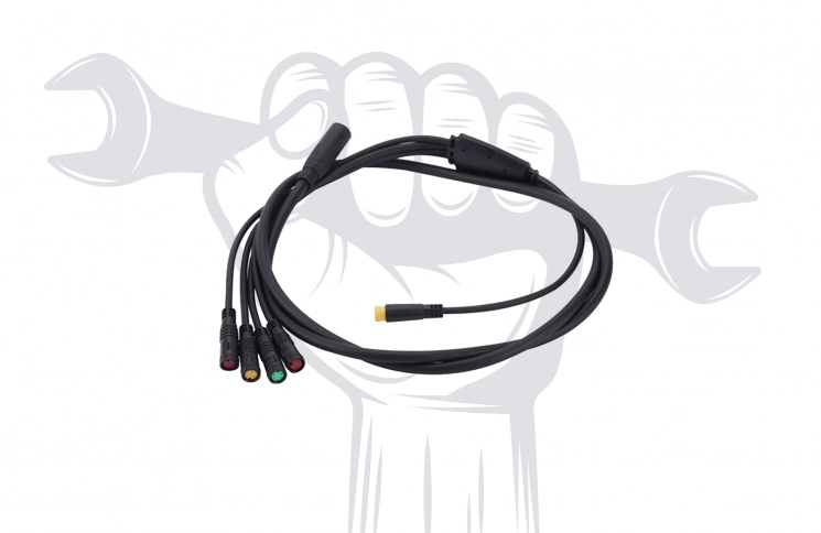 Volledige vervanging van elektrische bedrading van elektrisch vervoer