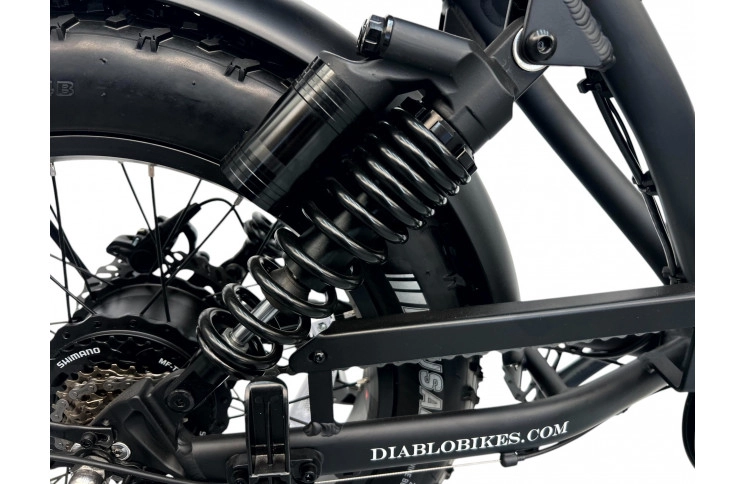E-BIKE DIABLO COOPER 20"/mat-zwart/15Ah 48V 720Wh