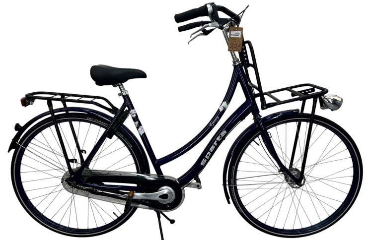 Damesfiets Sparta Granny 28"/56cm/donker-blauw