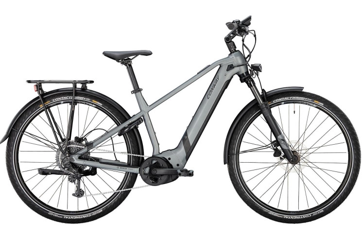CONWAY Elektrische trekkingfiets Cairon T 3.0 750 28"/41cm-S/9/schaduwgrijs metallic mat - zwart metallic mat/02829786