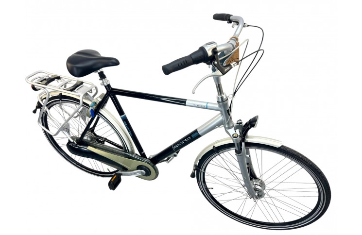 Herenfiets Sparta Ithaka 28"/59cm/zwart-grijs