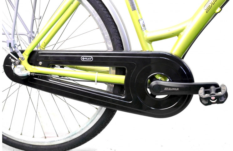 Damesfiets Simplex Lucca 28" 50 cm wit/groen