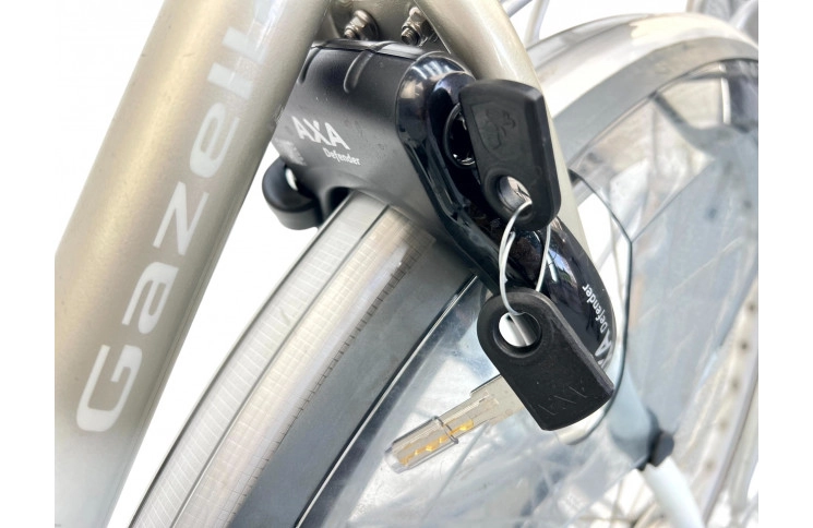 Woman's bicycle Gazelle Orange Plus D/al/grijs-wit/28/stad/f46cm