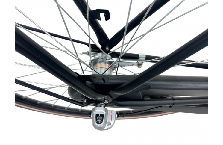 Woman's bicycle Avalon Pic-up staal dames Matzwart 50cm N3