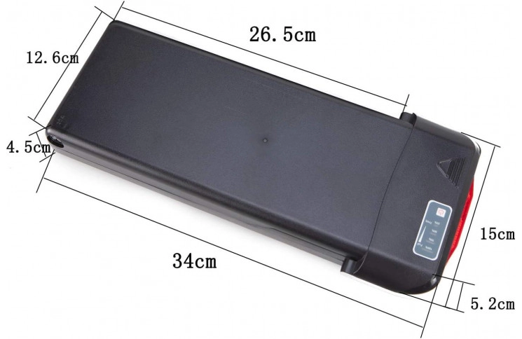Matrabike Vogue, LLobe City, Troy Easy Rider, Zündapp 36V 10.4Ah 374W Bicycle Battery