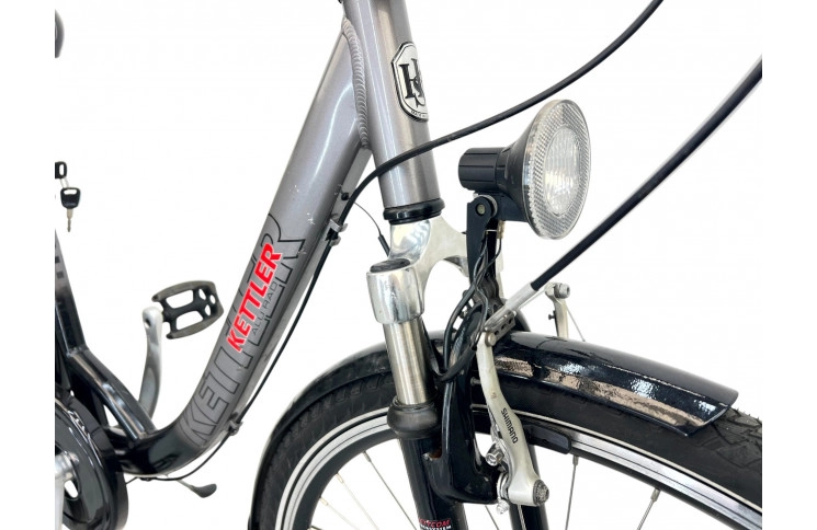 Damesfiets Kettler Palma 28" 47cm zwartgrijs