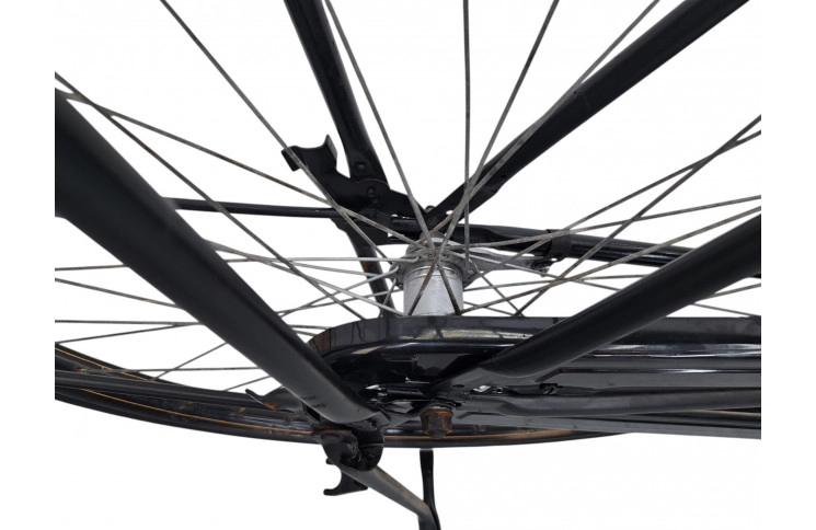 Damesfiets Black Oma 28"/57cm/zwart