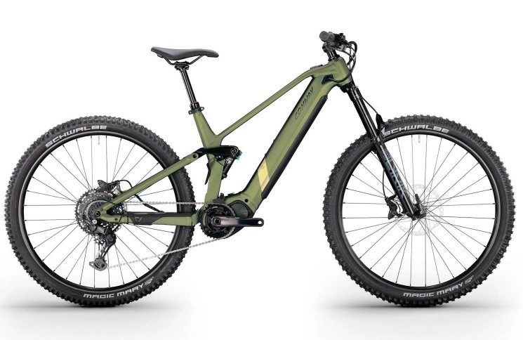 CONWAY Electric MTB Full-Suspension eWME 2.0 №2 29"/50cm-XL/10/olive matt - dusty yellow/02811046