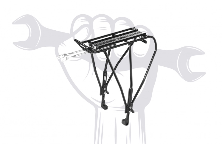 Bagagedrager vervangen (incl. reflector / achterlicht), materialen worden apart berekend