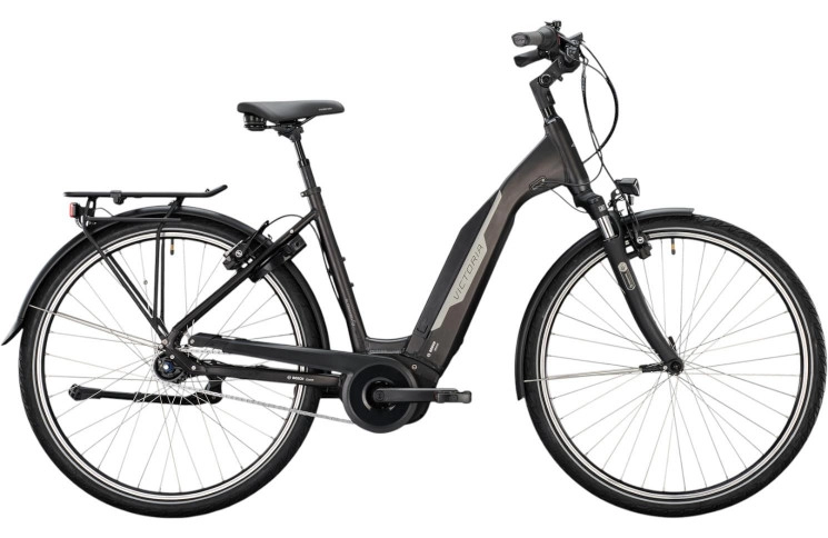 VICTORIA Elektrische trekkingfiets eTrekking 7.6 26"/45cm-S/7/cosmos antraciet mat/02975795
