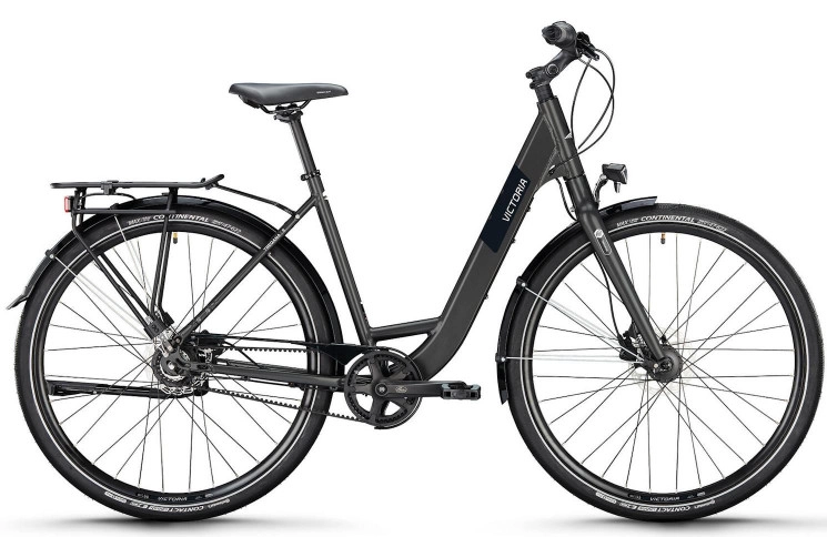 VICTORIA Trekkingfiets TREQANA 9 №1 28"/46cm-S/8/onyxgrijs mat/02921281