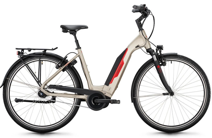 VICTORIA Elektrische trekkingfiets TRESALO 1 №1 26"/45cm-S/7/rood metallic fade - zwart metallic/02920710