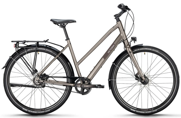 VICTORIA Trekkingfiets TREQANA 9 №1 28"/51cm-M/8/marmergrijs glanzend/02921288