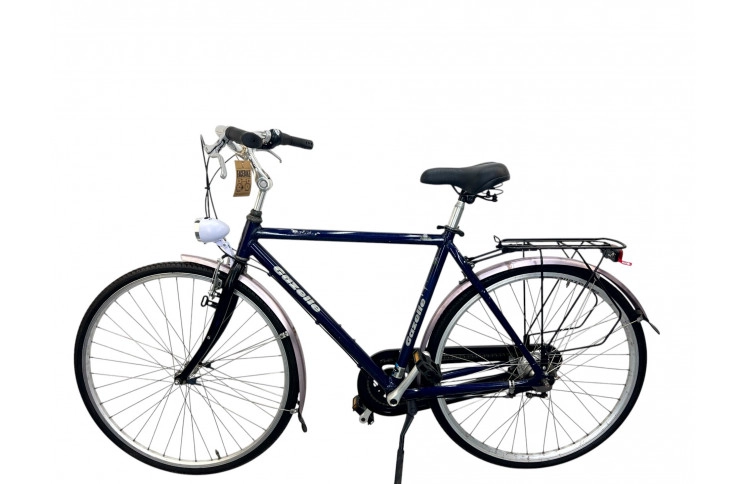 Men's bicycle Gazelle Hybrid 28" 53 cm blue