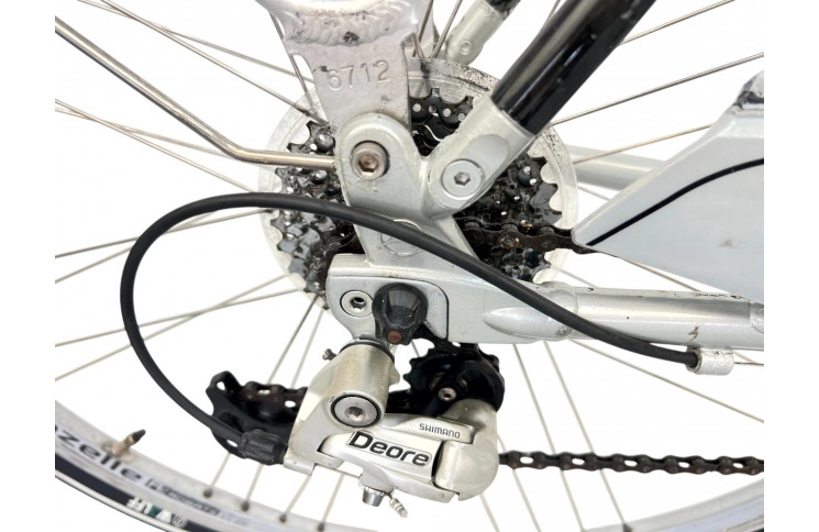 Herenfiets GAZELLE MEDEO silver/28/w/al/sity/54