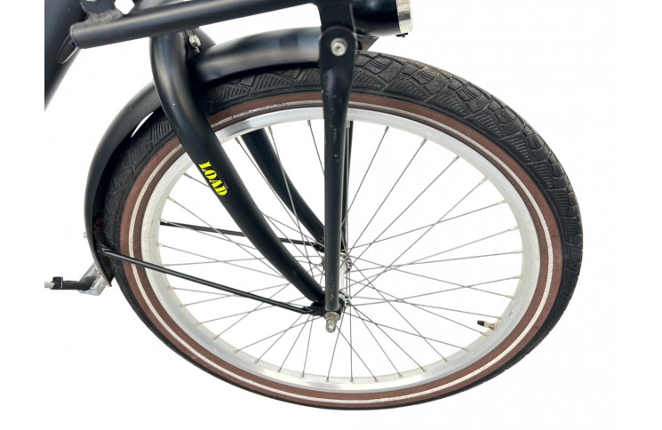 Meisjesfiets Load Cargo M/al/zwart/24/stad/f38