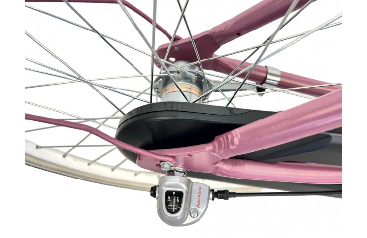 Damesfiets Alpina Mood 26" 42cm donkerpaars mat