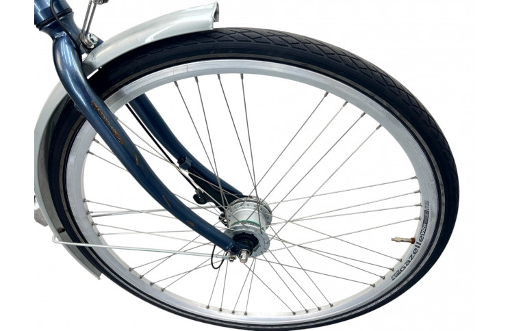 Woman's bicycle Gazelle Xanta W/al/grijs-blauw/28/stad/f53
