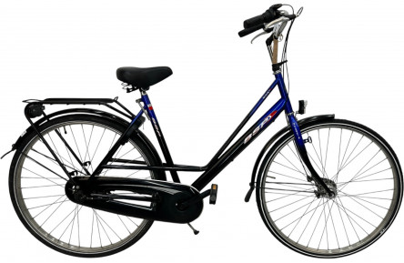 Damesfiets BSP Selecta 28"/53cm/Zwart-blauw