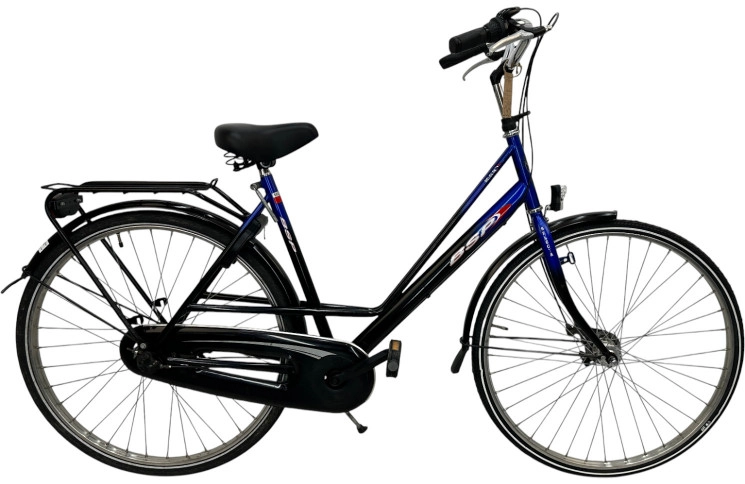 Damesfiets BSP Selecta 28"/53cm/Zwart-blauw