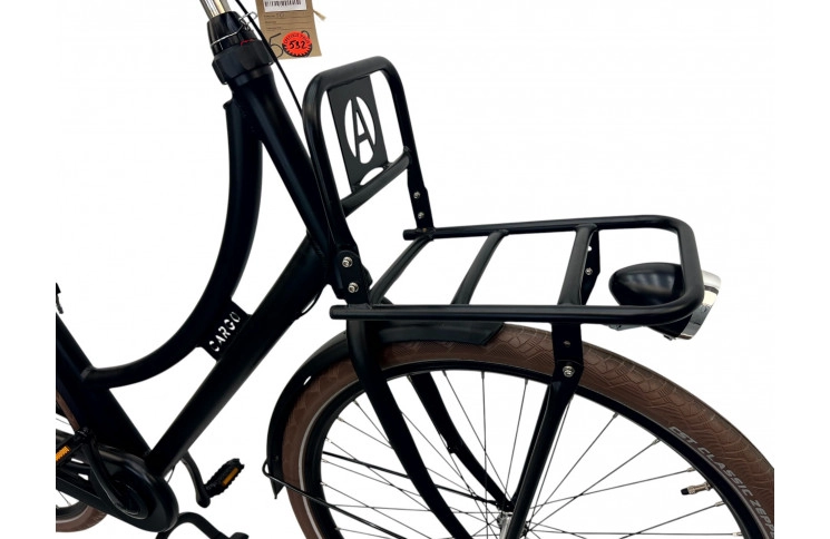 Damesfiets Avalon Cargo Dames 50cm Alu R3 Matzwart