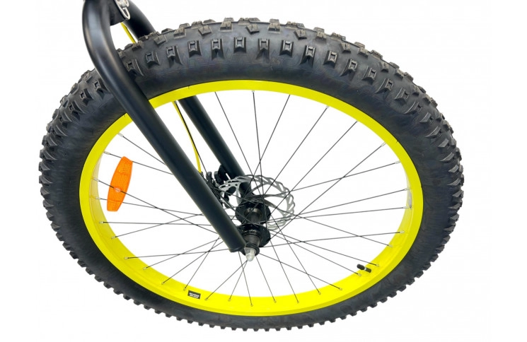 Volare Gradient Kinderfiets 26"/33 cm/Zwart-Geel-Groen/22669