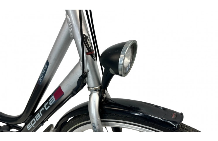 Damesfiets Sparta Athos 28"/50cm/Zwart-zilver
