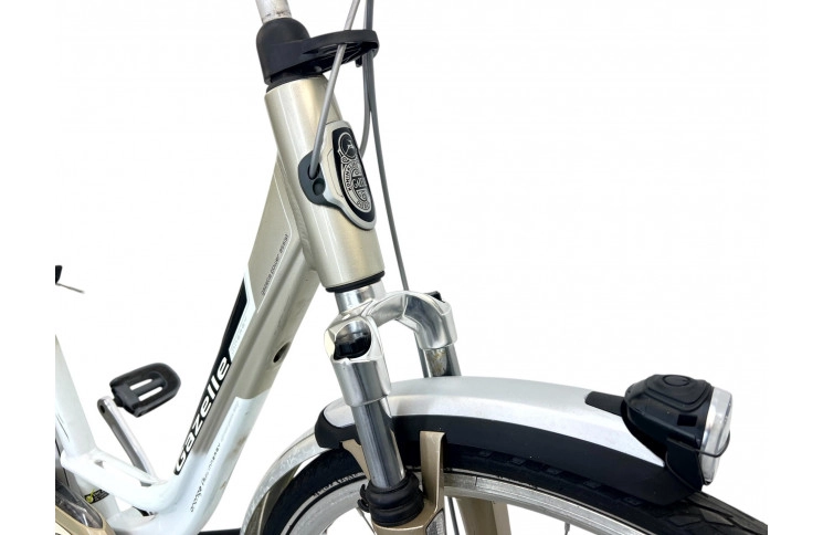 Woman's bicycle Gazelle Orange Plus D/al/grijs-wit/28/stad/f46cm