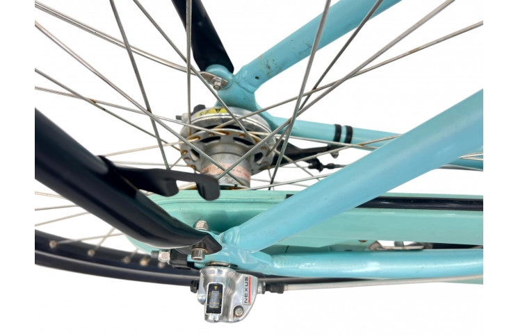 Damesfiets Gazelle Miss Grace w/blue/28/al/tr