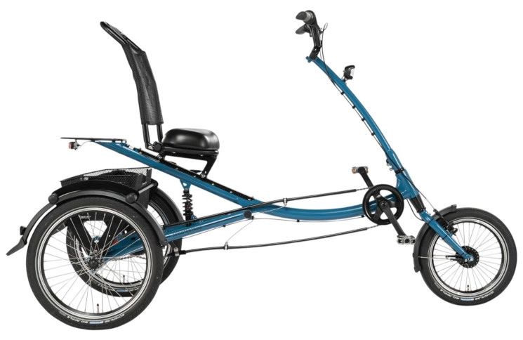 pfautec Shoppingfiets Scootertrike №1 16"-20"/Onesize/7/azuurblauw/02090015
