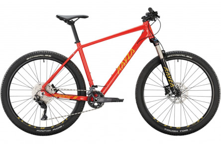 KAYZA MTB Hardtail Spodic 8 27.5"/46cm-S/20/rosso rood - geel/02704138