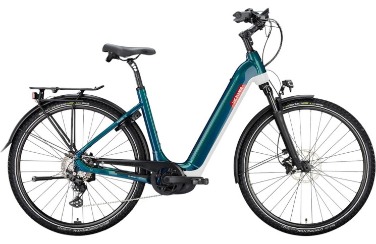 VICTORIA Electric trekking bike Manoc 4 №1 28"/50cm-M/10/flipflop petrol/02920228