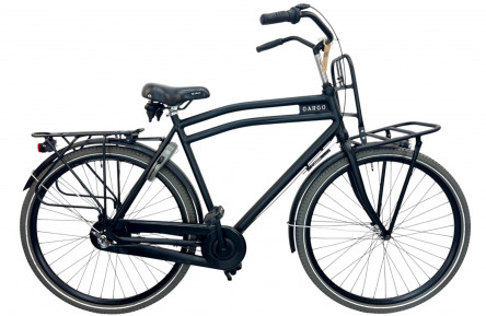 Herenfiets Cargo 28"/58cm/zwart