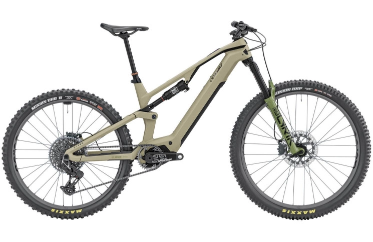 CONWAY Elektrische MTB Full-Suspension Ryvon ST 10.0 29"/42cm-M/12/woestijnmat - weidegroen/02830071