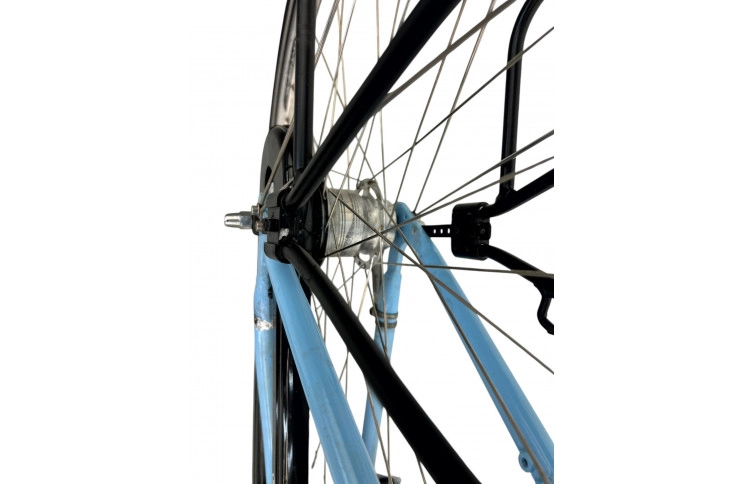 Damesfiets Germatec 28" 55 cm hemelsblauw