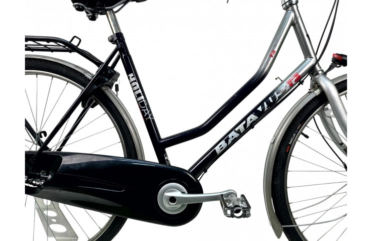 Damesfiets Batavus Holliday 28"/54cm/zwart-grijs