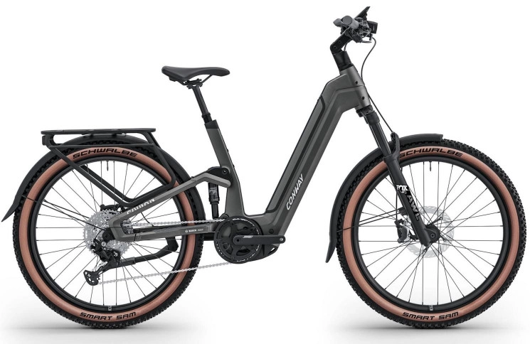 CONWAY Elektrische SUV Cairon SUV FS 8.0 №1 27.5"/54cm-XL/12/donkergrijs mat/02810766