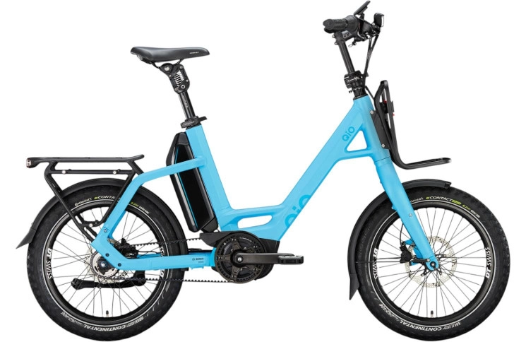 QiO Elektrische compactfiets EINS+ P-5 №1 20"/48cm/5/ijsblauw mat/02652061