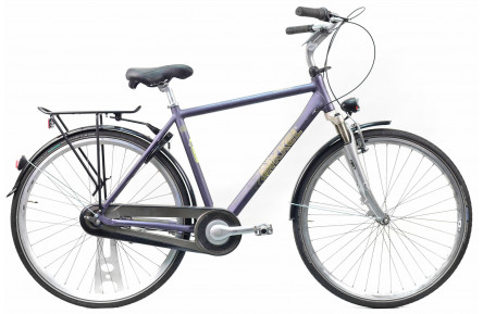 Herenfiets Bikkel 28" 52 blauw
