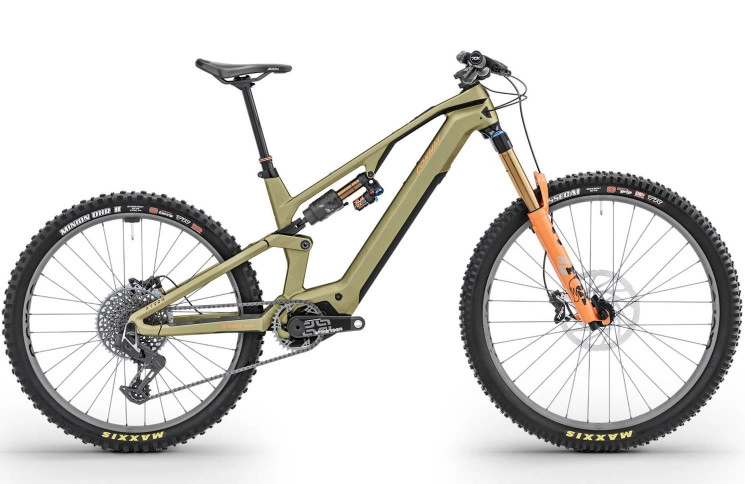 CONWAY Elektrische MTB Full-Suspension Ryvon LT 10.0 29"/40cm-S/12/brons metallic mat - oranje/02830079