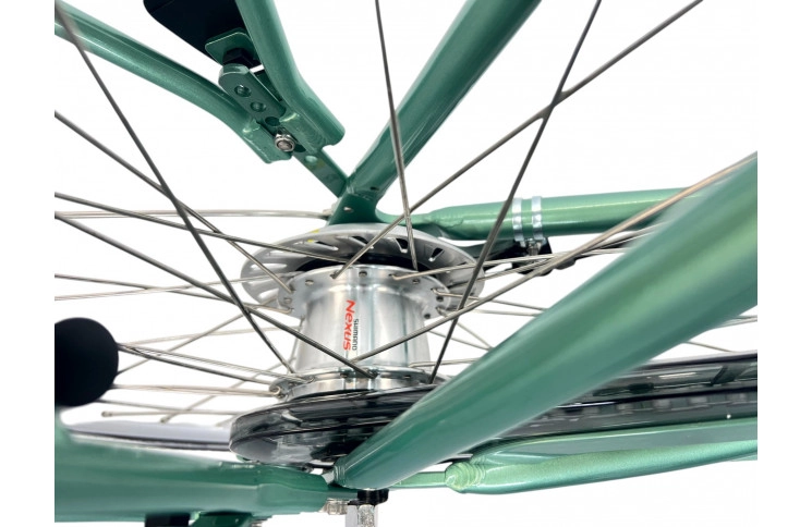 E-BIKE Vogue Basic 7 28"/47cm/Groen/36V 13Ah 468 Wh 45 Nm AKM LED