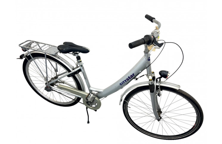 Damesfiets Citystar Bike silver/w/28/sity/al/45cm