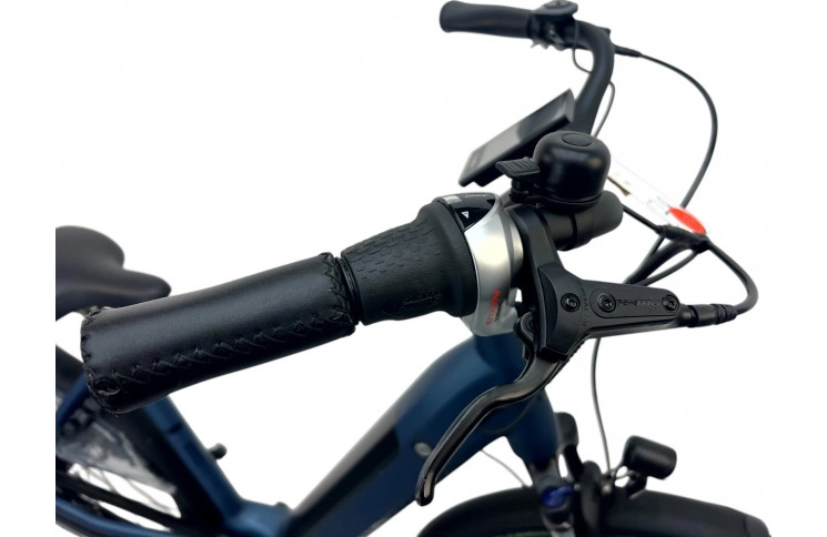 City e-bike VanDijck Freya L M300, 36V18.2Ah 655 Wh, 56, grey-blue