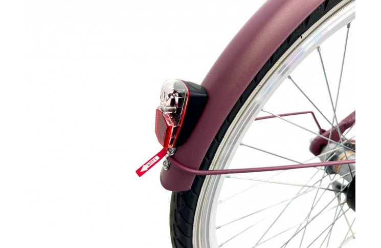 Damesfiets Alpina Mood 26" 42cm donkerpaars mat