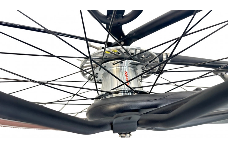 Damesfiets Avalon E-Cargo N7 28"/50cm/Zwart/36V 15Ah 540Wh