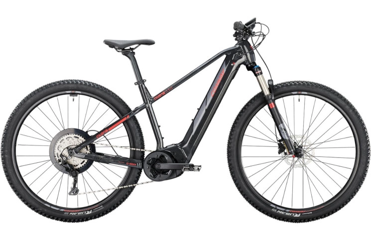 CONWAY Elektrische MTB Hardtail Cairon S 5.0 29"/53cm-XL/9/zwart metallic - rood metallic mat/02894814