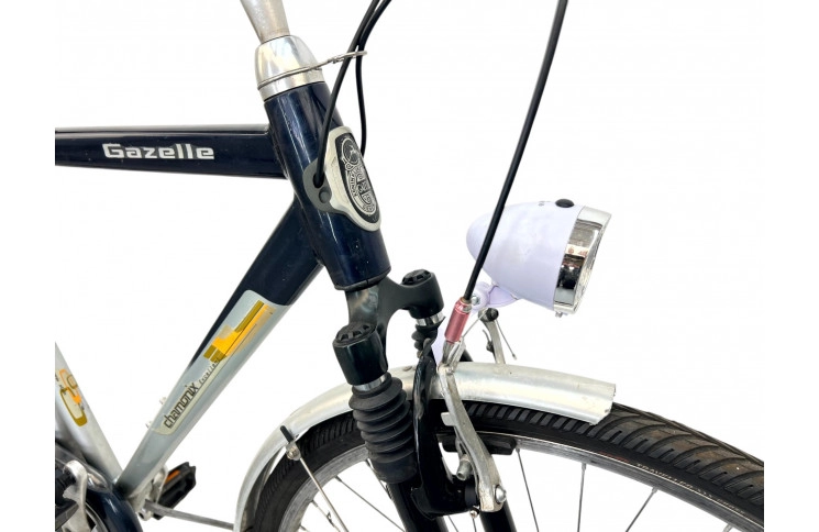 Men's bicycle Gazelle Chamonix 28" 58 cm grey/blue